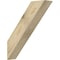Ekena Millwork 6"W x 24"D x 28"H Traditional Rough Sawn Knee Brace, Douglas Fir BRC06X24X28TRA00RDF - alternate 1